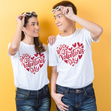 Happy Valentine's Day White 2 T-shirt - 2 Mug Bundle