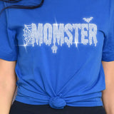 Momster Rhinestone Halloween T-Shirt
