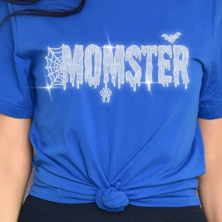 Momster Rhinestone Halloween T-Shirt