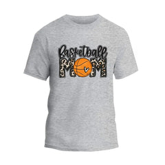 Basketball Mom Leopard T-Shirt