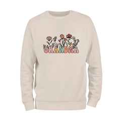 Flowered Grandma Sweatshirt