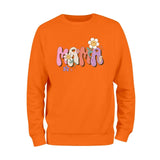 Mama Flower Colored Sweatshirt