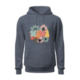 Mama Retro Flowered Hoodie