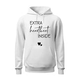 Extra Heart Beat Inside Hoodie