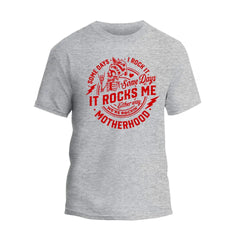 Some Days I Rock It Some Days It Rocks Me T-Shirt