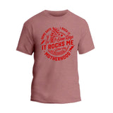 Some Days I Rock It Some Days It Rocks Me T-Shirt