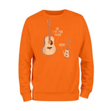 Funny Guitar Player Ukulele Parody Sweatshirt