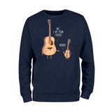 Funny Guitar Player Ukulele Parody Sweatshirt