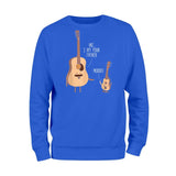 Funny Guitar Player Ukulele Parody Sweatshirt