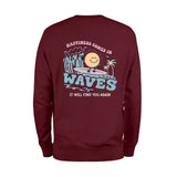 Happiness Comes In Waves Sweatshirt