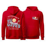 Happiness Comes In Waves Hoodie