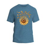 Sunflower Butterfly T-Shirt