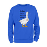 Today I'm A Serious Goose Sweatshirt