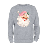 Pink Hat Santa Sweatshirt