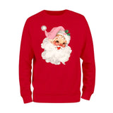 Pink Hat Santa Sweatshirt