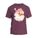 Pink Hat Santa T-Shirt