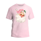 Pink Hat Santa T-Shirt