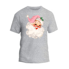 Pink Hat Santa T-Shirt