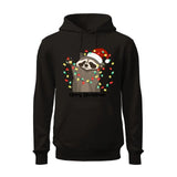 Christmas Lights Raccoon Hoodie