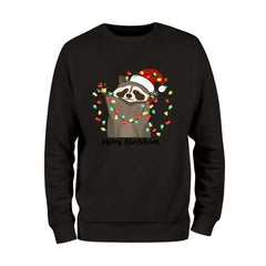 Christmas Lights Raccoon Sweatshirt