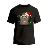 Christmas Lights Raccoon T-Shirt