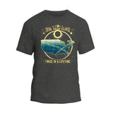 Retro Total Solar Eclipse Twice in a Life T-Shirt