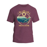 Retro Total Solar Eclipse Twice in a Life T-Shirt