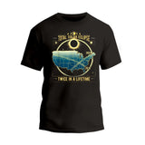 Retro Total Solar Eclipse Twice in a Life T-Shirt