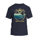 Retro Total Solar Eclipse Twice in a Life T-Shirt