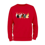 Сute Christmas Chickens Sweatshirt