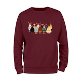 Сute Christmas Chickens Sweatshirt