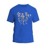 Christmas Skeleton Dancing Nurse T-Shirt