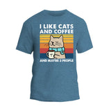 I Like Cats and Coffee T-Shirt