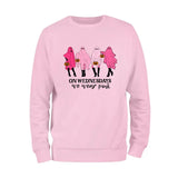 On Wednesday We Wear Pink Ghost Sweatshirt