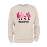 On Wednesday We Wear Pink Ghost Sweatshirt