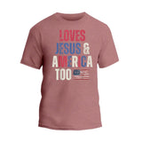 Love Jesus America T-Shirt