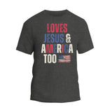 Love Jesus America T-Shirt