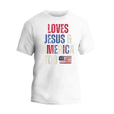 Love Jesus America T-Shirt