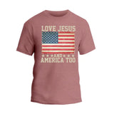 Love Jesus and America Too T-Shirt