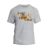 Thankful,Grateful,Blessed with Turkey T-Shirt