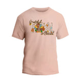 Thankful,Grateful,Blessed with Turkey T-Shirt