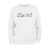 Halloween Ghost Cat Sweatshirt