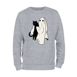 Black Cat and Ghost Sweatshirt