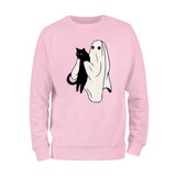 Black Cat and Ghost Sweatshirt