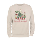 Santa Ghost Plant Sweatshirt