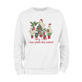 Santa Ghost Plant Sweatshirt