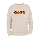 Halloween Cats and Pumpkins Sweatshirt