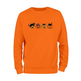 Halloween Cats and Pumpkins Sweatshirt