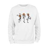 Dancing Pumpkin Head Skeleton Sweatshirt