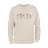 Halloween Pumpkin Head Skeletons Sweatshirt